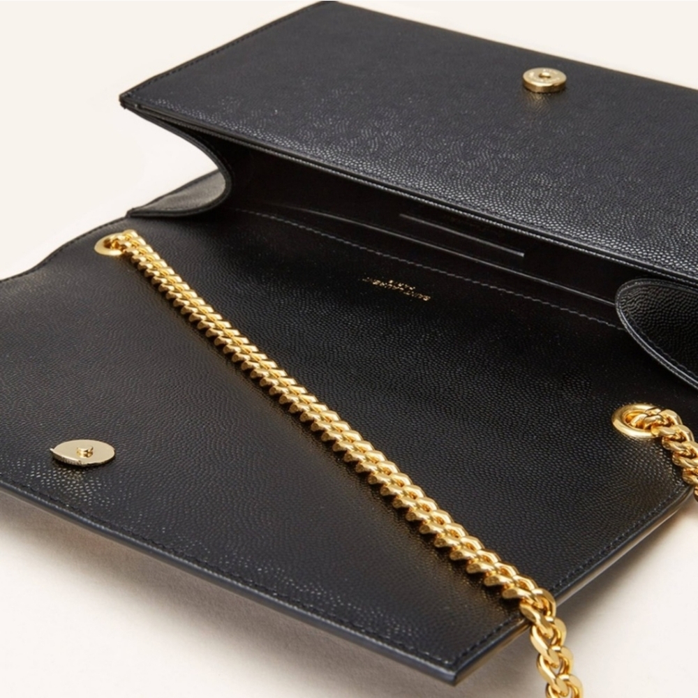 MSRP$2600 LIKE New! YSL Saint Laurent Kate Medium Grain de Poudre Shoulder bag - Picture 5 of 16